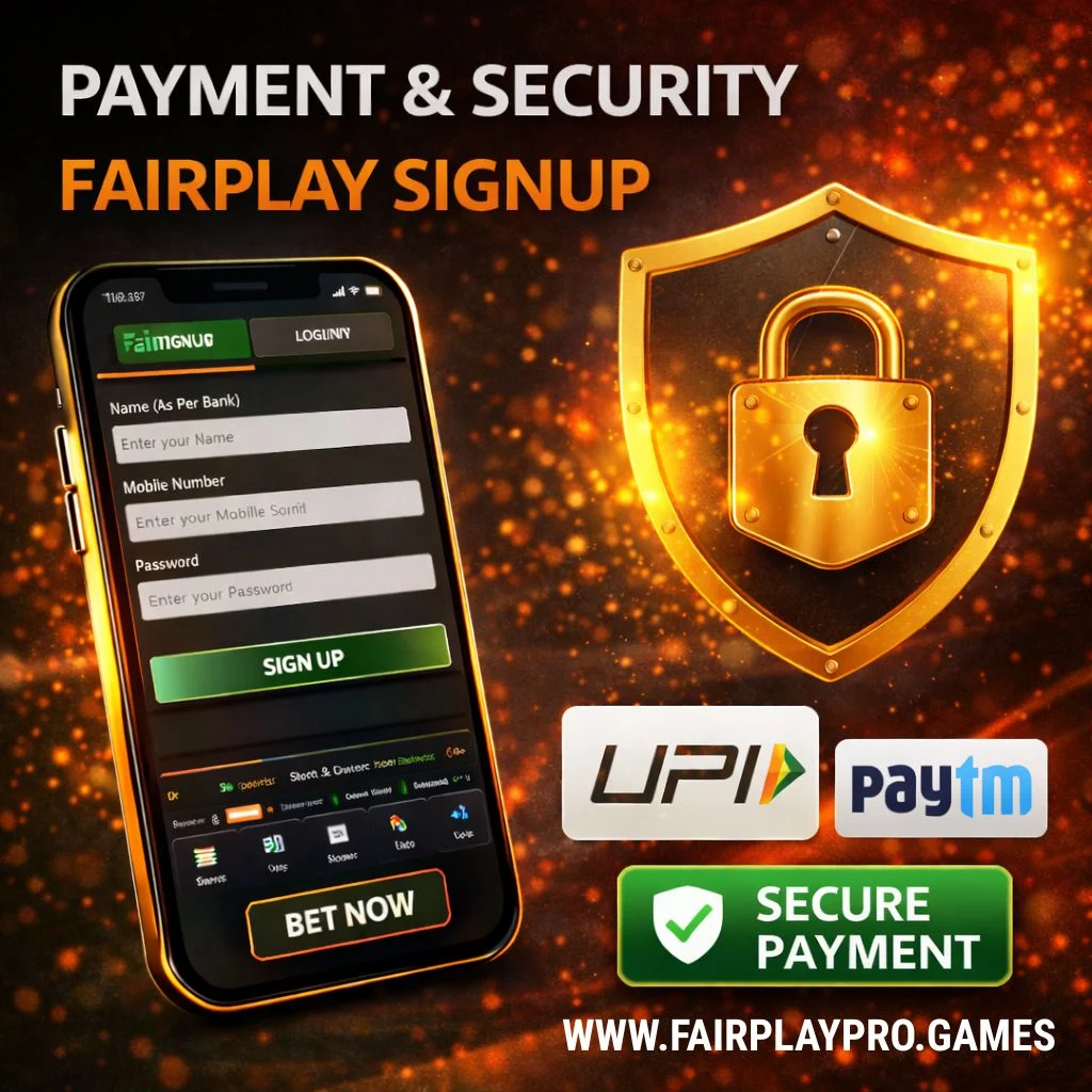 Fairplay Signup Payment and Security